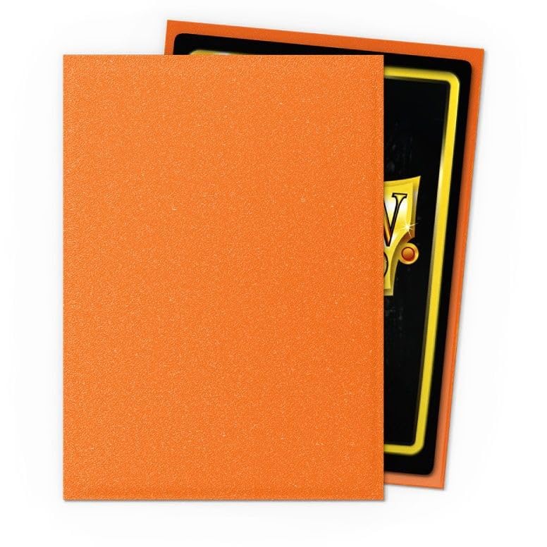Dragon Shield Standard Matte Amber Sleeves (100 pieces)