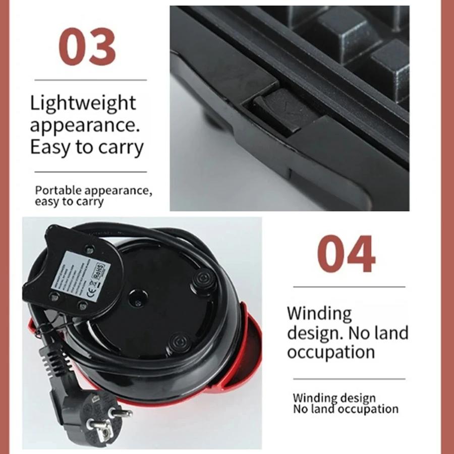 Household Breakfast Machine, Fully Automatic Multi-functional Mini Waffle Maker and Sandwich Electric Grill