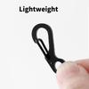 10Pcs Stainless Steels Keychain Carabiner Clasp Outdoor Paracord Carabiner Clip for Camping Traveling Hiking Keychains