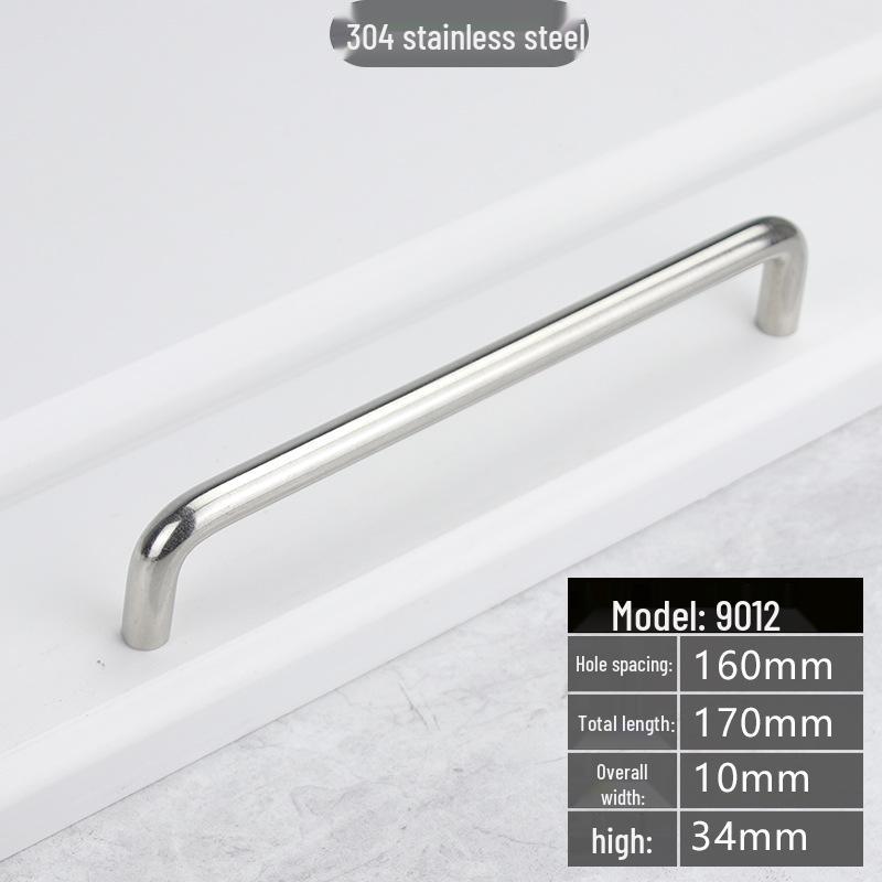 304 Edelstahl U-förmiger Griff für Schränke, Schubladen und Kleiderschranktüren