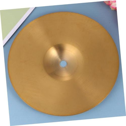SIzlaho Drum Cymbal, Hi-Hat Cymbal, Brass, Jazz Drum, Easy Installation, Practice, Instrument Accessory (18-inch x 1)