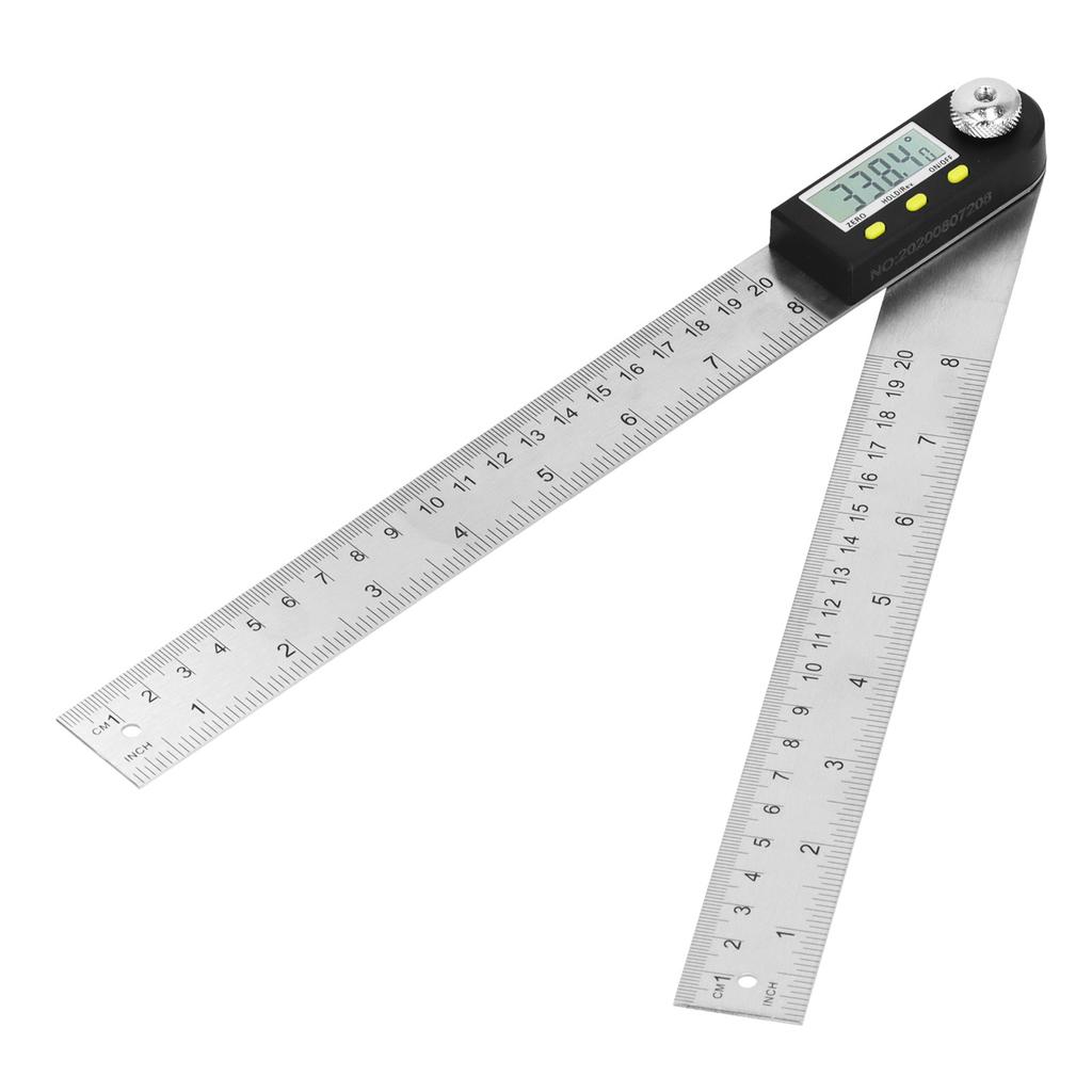 Digital Angle Finder Ruler 2 In 1 Goniometer Protractor Tool with Display for Automobiles0200mm
