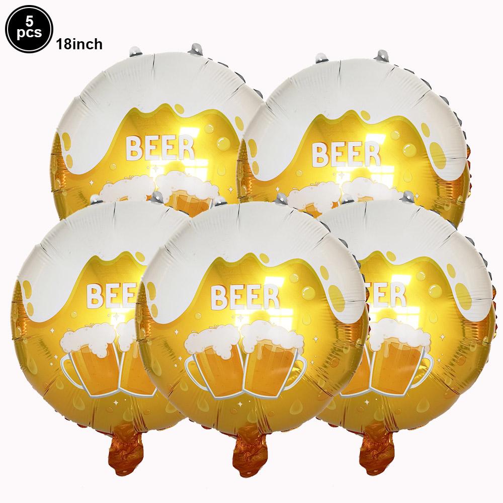 Whiskey Party Decor Whiskey Beer Bottle Glass Cup Balloon Banner Whiskey Honeycomb Table Decor Men Women Birthday Party Supplies