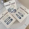 3Pcs Girl Hairpins Star Heart Geometry Design Matte Frosting Process Hair Clips BB Clip Versatile Hair Accessories