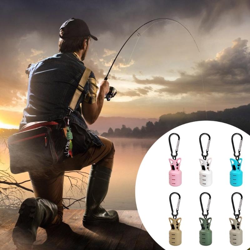 Squid Jig Hook Protector Squid Jig Cover Protector with Carabiner Squid Jig Baits Protector Fishing Tackle Easy To Use