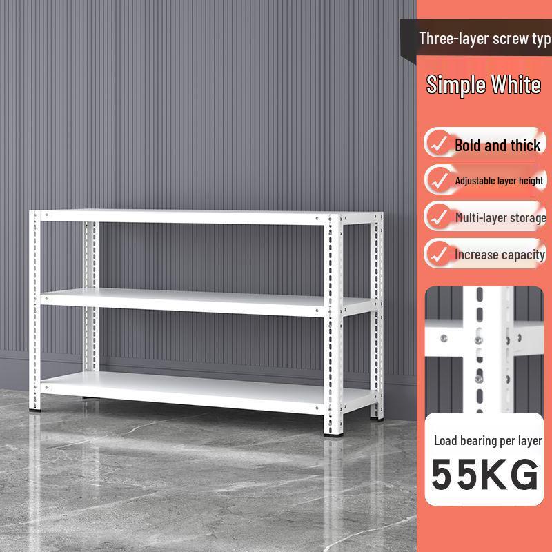 Adjustable Iron Storage Shelf for Home & Supermarket