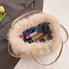 Faux Fur Tote Bag Women's Bucket Plush Design Ladies Handbags Soft Winter Crossbody Shoulder Bags Bolsa Feminina