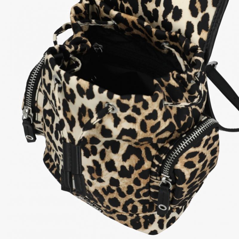 Ganni Nano Rucksack Leo-Print B2010008