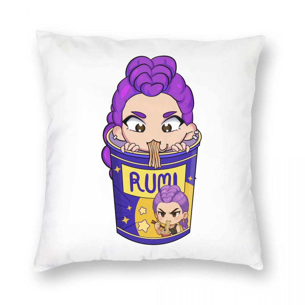 Kpop Demon Hunters Saja Boys Pillowcase Printed Polyester Cushion Cover Gift Pillow Case Cover Home Square 40X40Cm