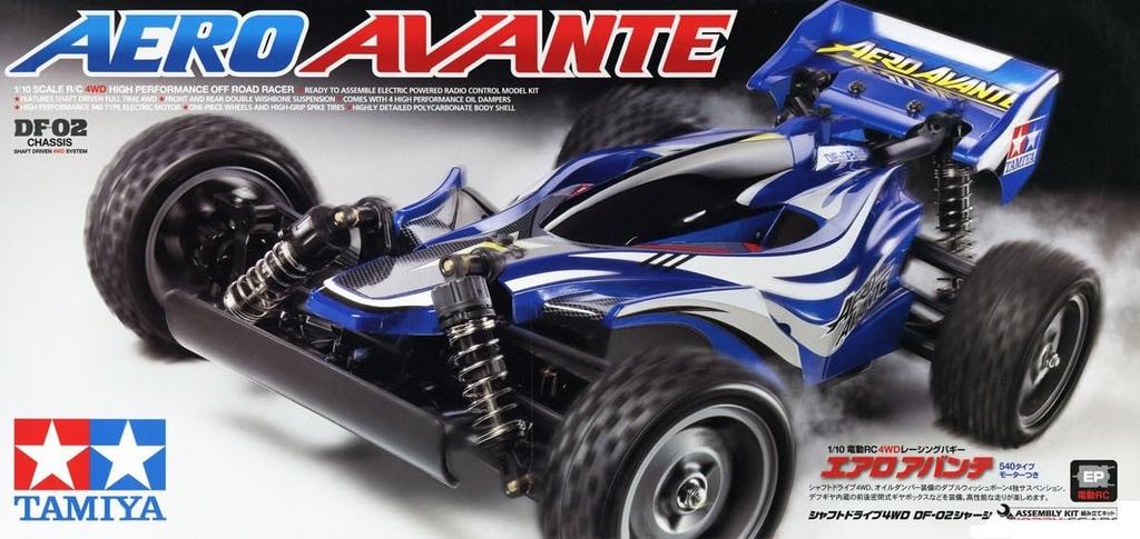 Tamiya Scale Electric RC Car Series 550 Aero Avante Model 58550 Men's 1/10 No. (DF-02 Chassis) Off-Road