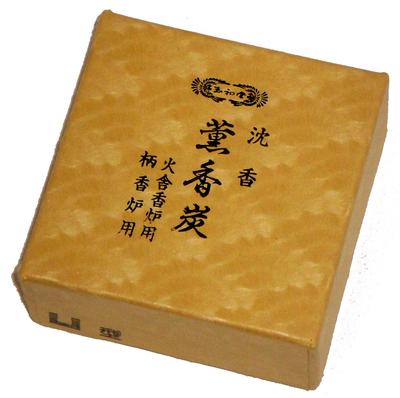 Incenso Tamahatsudo, incenso de ágar, quadrado pequeno, 20 varetas, carvão, formato, nº 862