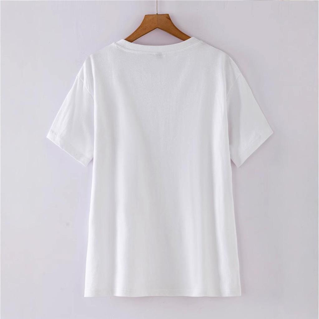 Women's Mother's Day Round Neck Short-Sleeve Top - European & American Style, Free Shipping