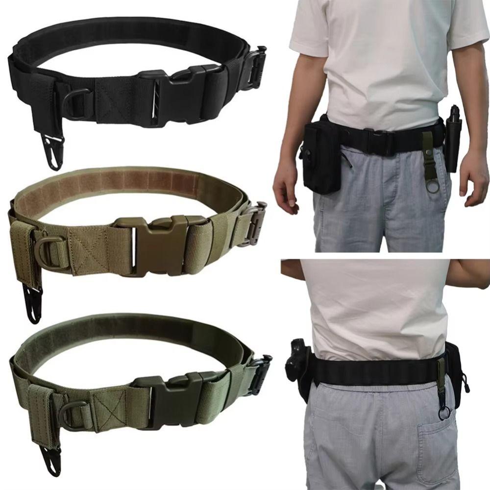 Quick Realease Fishing Belt Adjustable Plumber Waist Belt  Outdoor Activities