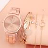 Women Watch Set Luxury Silver Dress Quartz Watch Bracelet Ladies Sports Wrist Watch Clock Gift Woman Relogio Feminino 2025