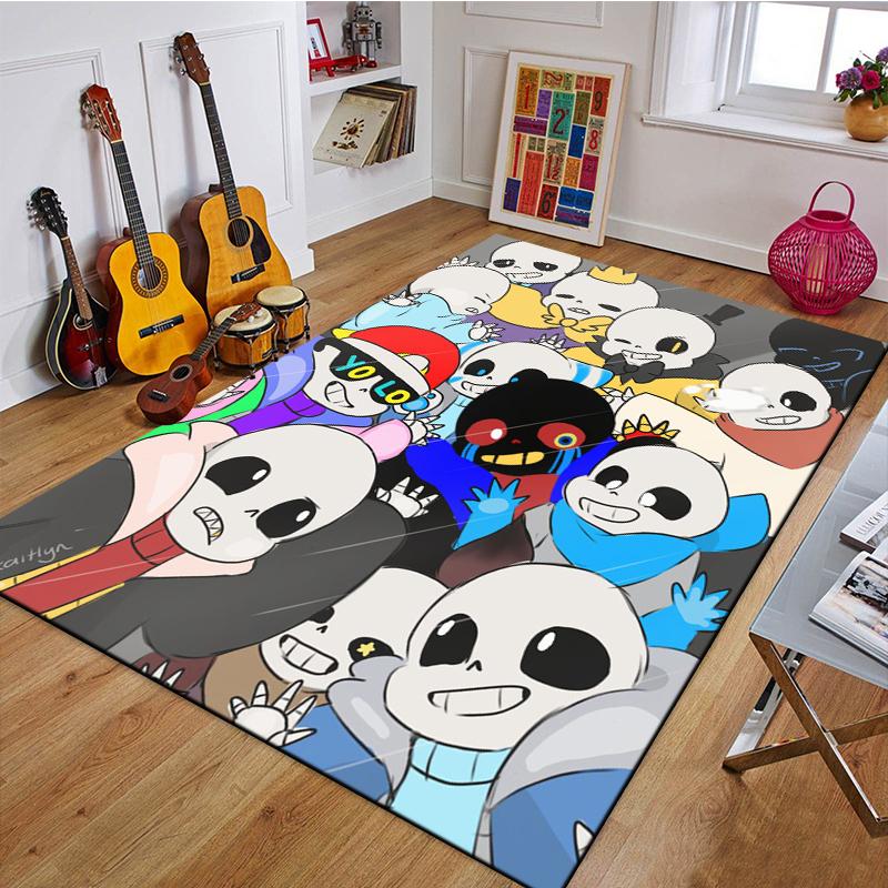 

Ковер с узором U-Undertale для гостиной, ковер для зоны, коврик для ванной, креативный придверный коврик, коврик для спальни, домашний декор, уличный ковер 60x90(23x35in)