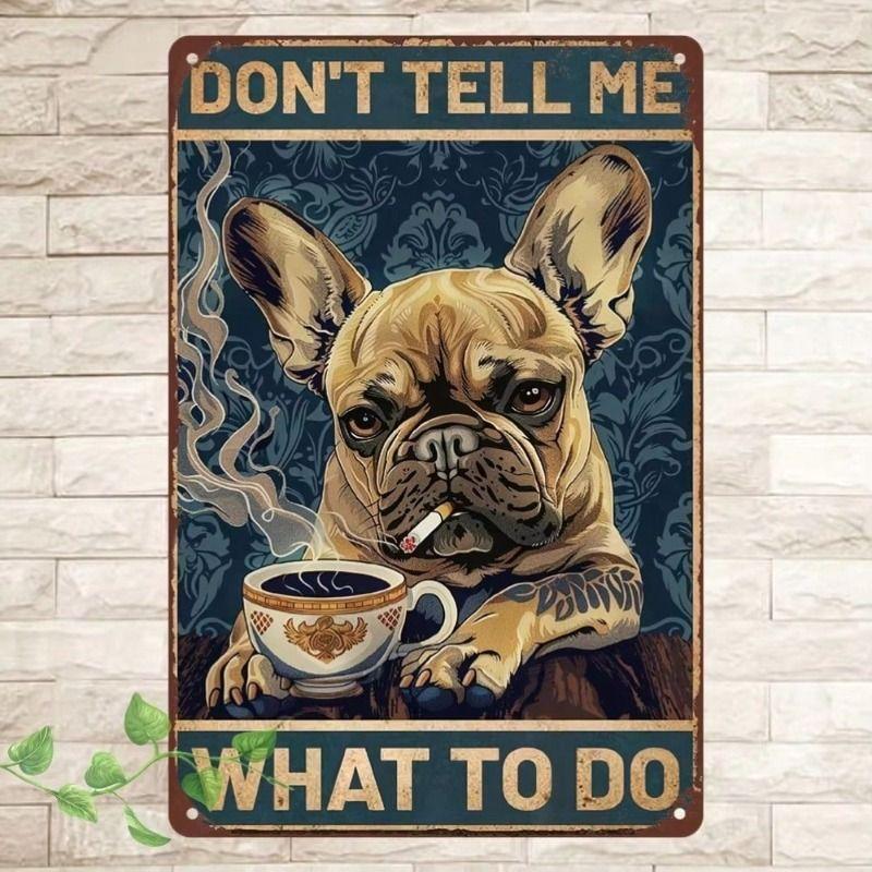 Metal Wall Art Decor Sign 20x30cm Hanging Plaque