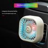 1 Piece 3 Speed Car Air Outlet Fan Usb Cooling Fan With Color Changing Light Car Rear Seat Heat Dissipation Car Accessories