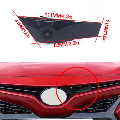 CCD HD Night Vision Car Front View Camera For Toyota Camry Front Edition 2018 2019 Installed Under The Car Logo Waterproof