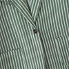 ZANZEA Women Turn Down Collar Casual Long Sleeve Stripe Thin Cardigan Tops