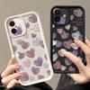 Cute Love Heart Phone Case For iPhone 16 Pro Max Shockproof TPU Soft Silicone Cover Coque For iPhone 15 Pro Max 14 13 12 11 Phone Case