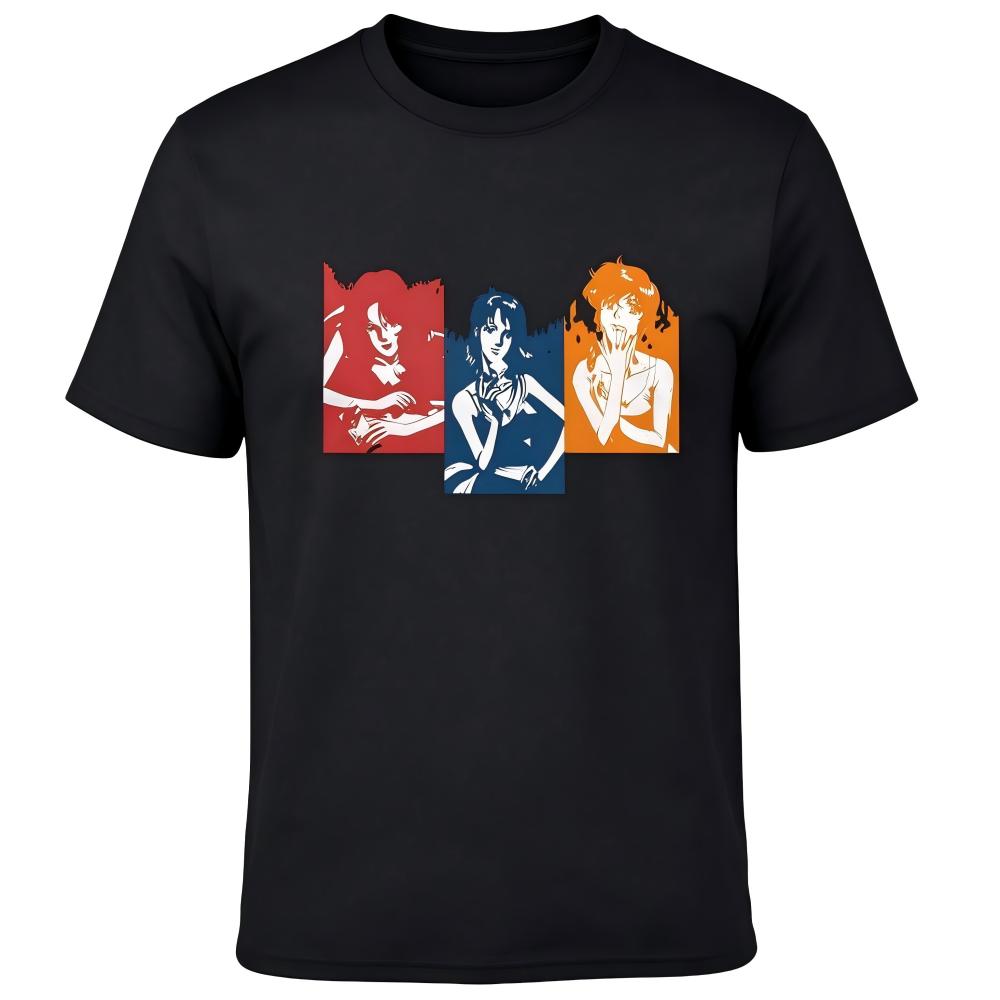Cat's Eye Kisugi Sisters Retro Anime Graphic man's T-Shirt