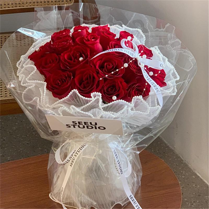 Ewiger Rosen Seifenblumenstrauß - Perfektes Geschenk für Lehrer, Freundinnen, beste Freunde, Verlobungen, Heiratsanträge und Geburtstage.