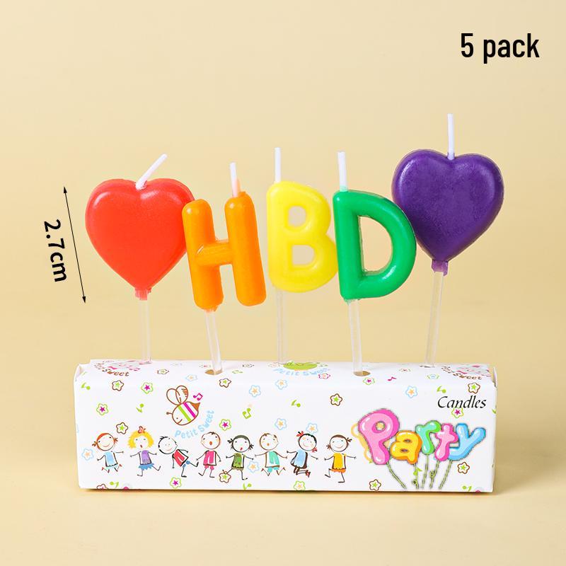 Curved Spiral Birthday Cake Candles - Creative Decorative Ornaments