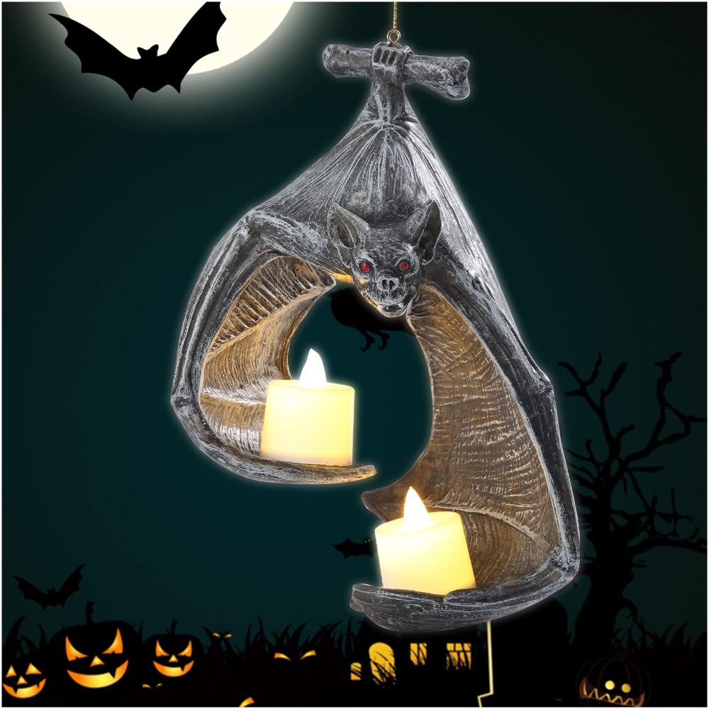 Resin Candlestick Hanging Decoration Home Decorations Bat Candle Decorations