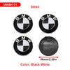 4Pcs 56mm 68mm Car Hub Cap Wheel Center Cap Emblem Badge Accessories For BMW G08 F15 F16 G20 E34 F94 F95 G30 G11 E46 F30 F40 F10
