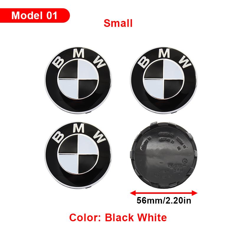 4Pcs 56mm 68mm Car Hub Cap Wheel Center Cap Emblem Badge Accessories For BMW G08 F15 F16 G20 E34 F94 F95 G30 G11 E46 F30 F40 F10