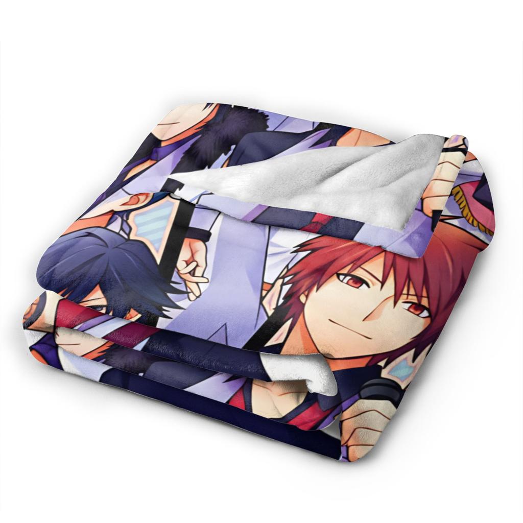 U-Uta no Prince-sama Hijirikawa Masato Bedding Throws Flannel Bedspread For Bedroom Fluffy Sofa Bed Cover
