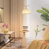 Cream Floor Lamp with Storage: Sofa-Side Coffee Table & Bedside Decor