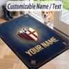 Custom Text Printed Rug Bologna FC Non Slip Floor Carpet For Home Room Decor