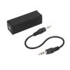 3.5mm 0.14in Ground Loop Noise Filter Isolating Black 20HZ‑20KHZ for Car Home Stereo System