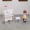 1 Set Dollhouse Cute Simulated Piano Furniture Model Toy Miniature Musical Instruments Doll House Playhouse Scene Accessories