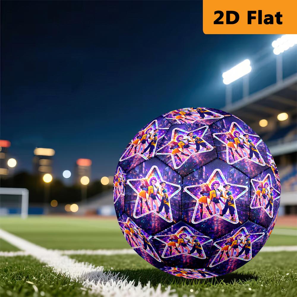 Kpop Demon Hunters Adventure Football Suitable For Both Training And Competition Outdoor Sports No 5 Football Wearresistant And Slipresistant