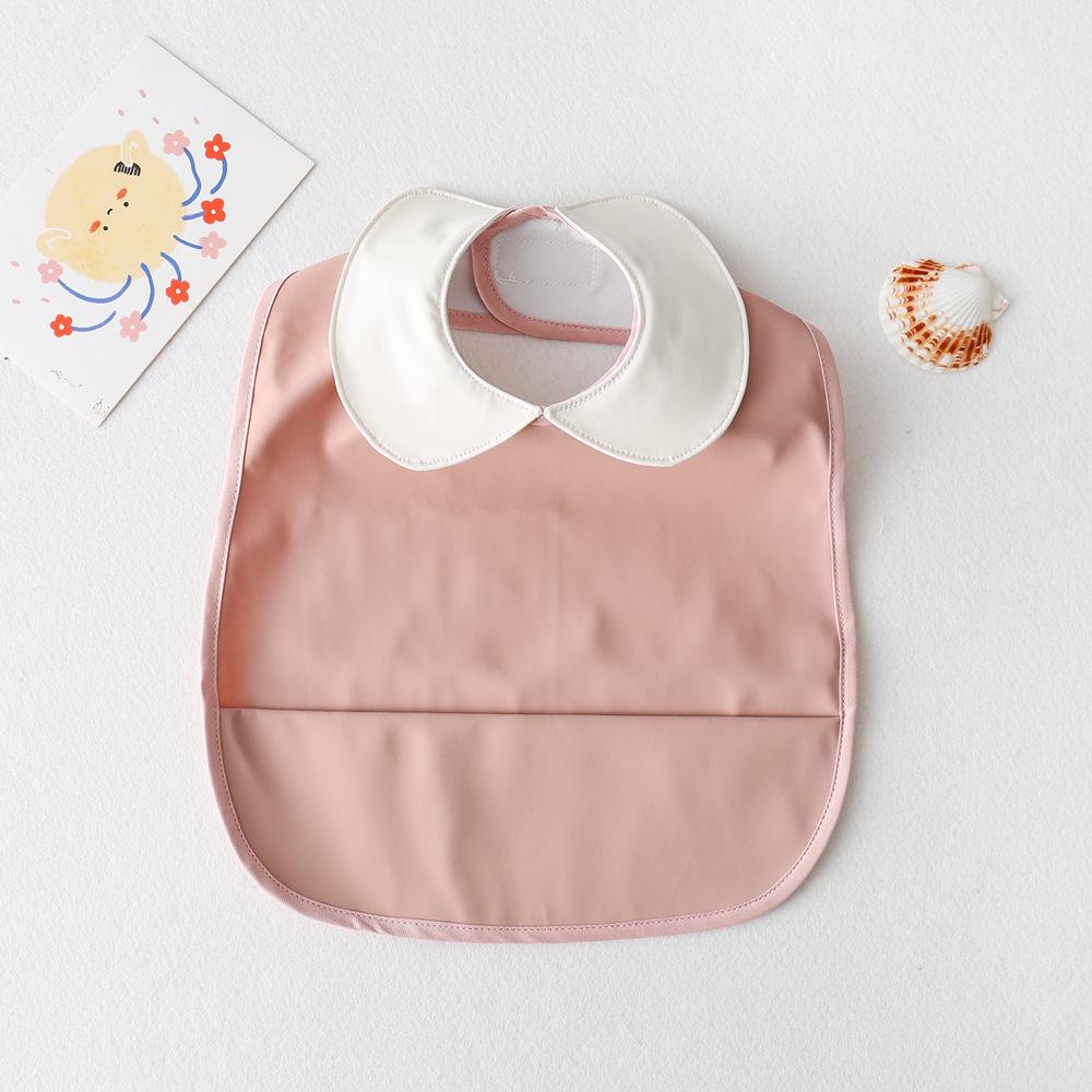 Korean Reversible Waterproof Infant Bib - Wash-Free, Anti-Stain, Baby Sleeveless Apron