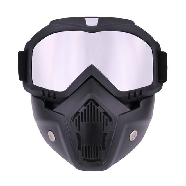 Utendørs Sport Vindtett Maske Goggle HD Motorsykkelbriller Snowboardbriller Kjøring Motocross Sommer UV-beskyttelse Solbriller