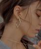 Tiede Fluid Frame Hoop Earrings