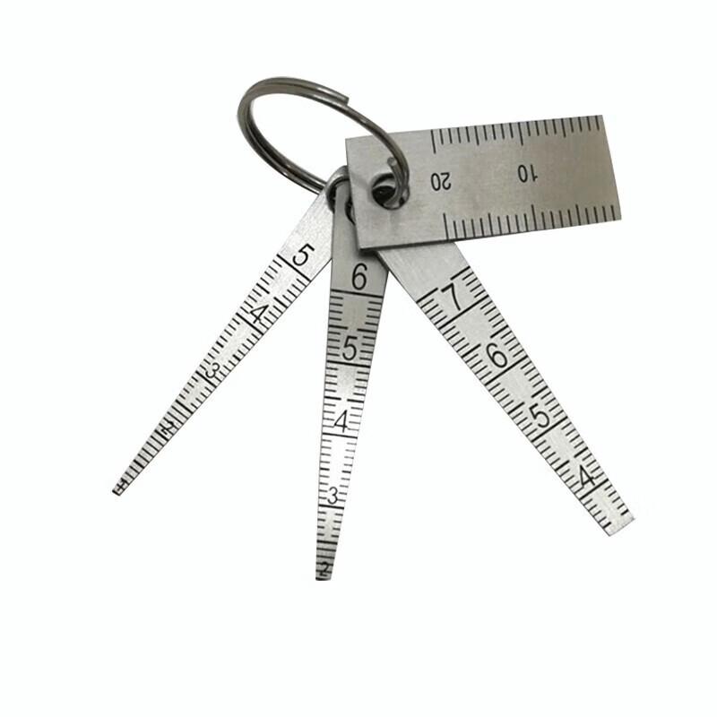 Homeglen Stainless Steel Gap Gauge & Steel Ruler Set