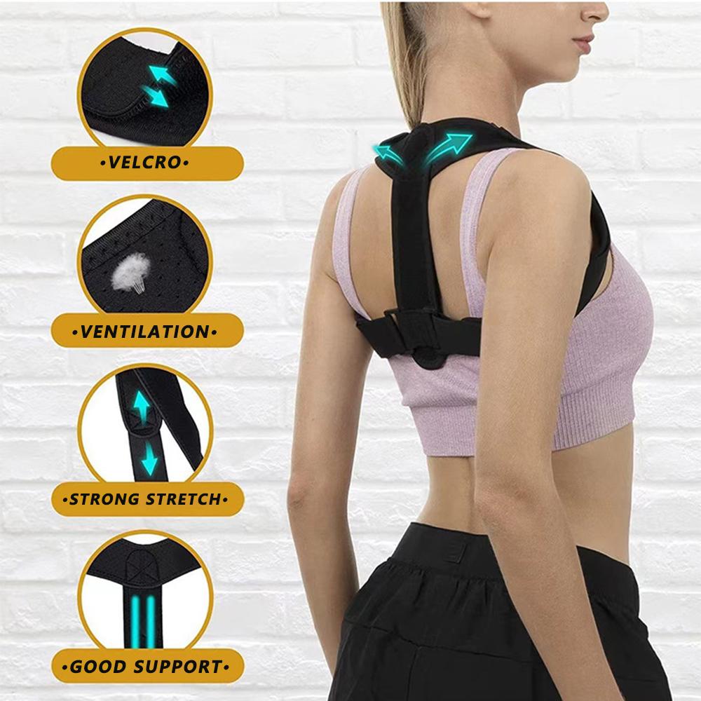 Posture Corrector For Women & Men,Breathable & Adjustable & Invisible Upper Back Brace Support,Pain Relief For Bad Posture