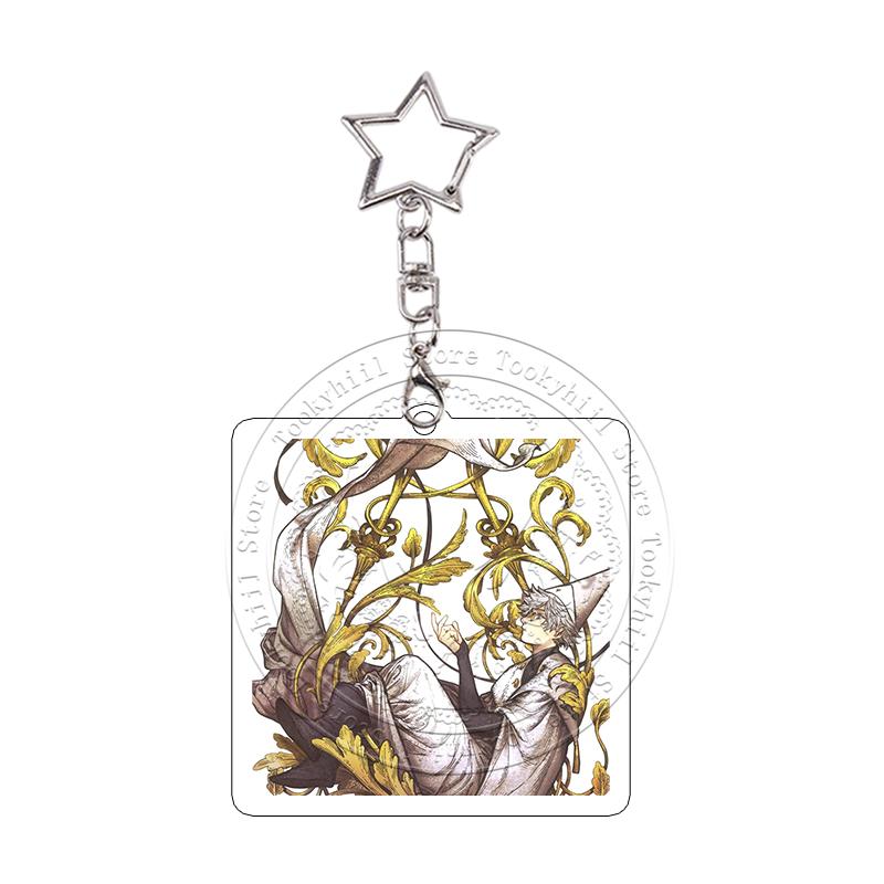 Heksenhoed Atelier Cartoon Acryl Sleutelhanger Kawaii Student Gagaga Qifrey Prachtige Sleutelhanger Karakters Hanger Verjaardagscadeau