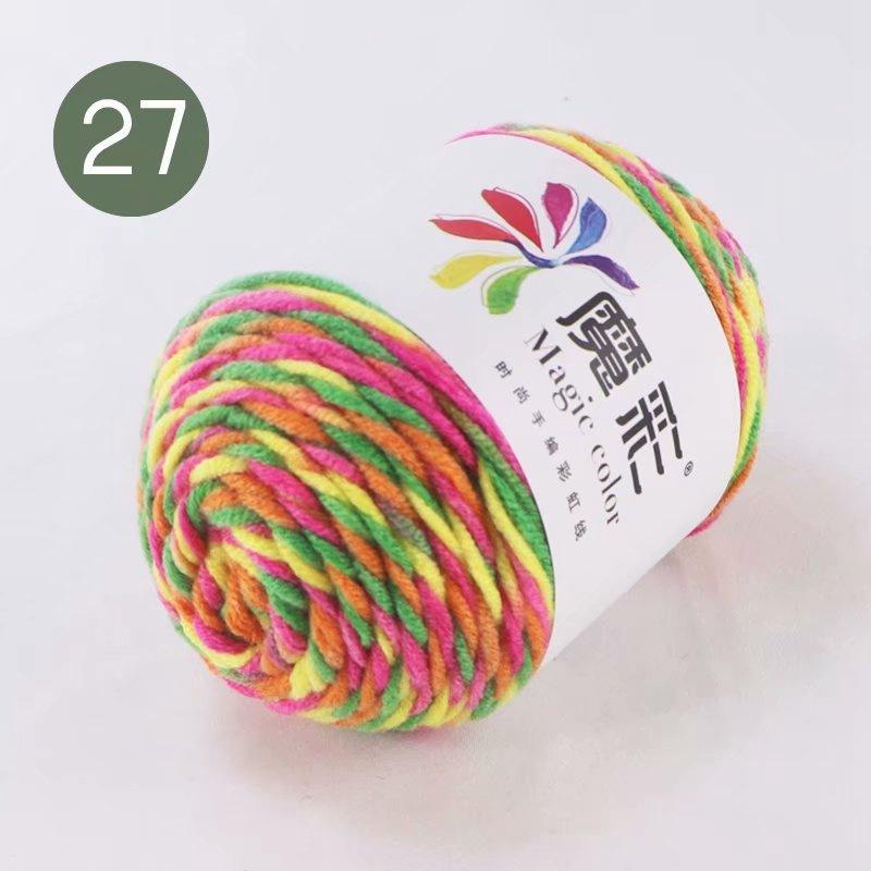 Wool Ball Rainbow Cotton Thread Lover Thread Cotton Factory Wholesale Cotton Baby DIY Handmade Crochet Sweater Scarf