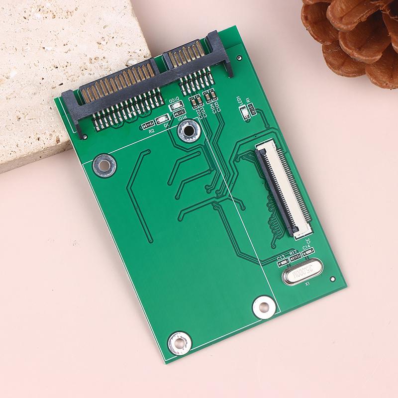 1.8 Inch 40Pin Zif/Ce Ssd Hdd Hard Disk Drive Adapter Card To 7+15 22 Pin Sata Drive Adapter Converter Board Card