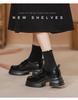 2025 Spring Women's Retro Thick-Soled Leather Mary Jane Loafers