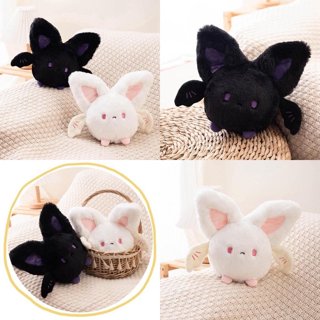 Cute Halloween Bat Round Plush Rabbit Pillow Cushion Wholesale