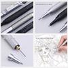 0.3 0.5 0.7 mm Full Metal Mechanical Pencil Low Center of Gravity Retractable Nib Automatic Pencils Art Drawing Sketch Pencil
