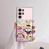Cute C-Crybaby Doll Phone Case For Samsung Galaxy S25 S24 S22 S23 Ultra S21 S20 Plus 5G Frosted Non-Slip Full Cover Soft Case