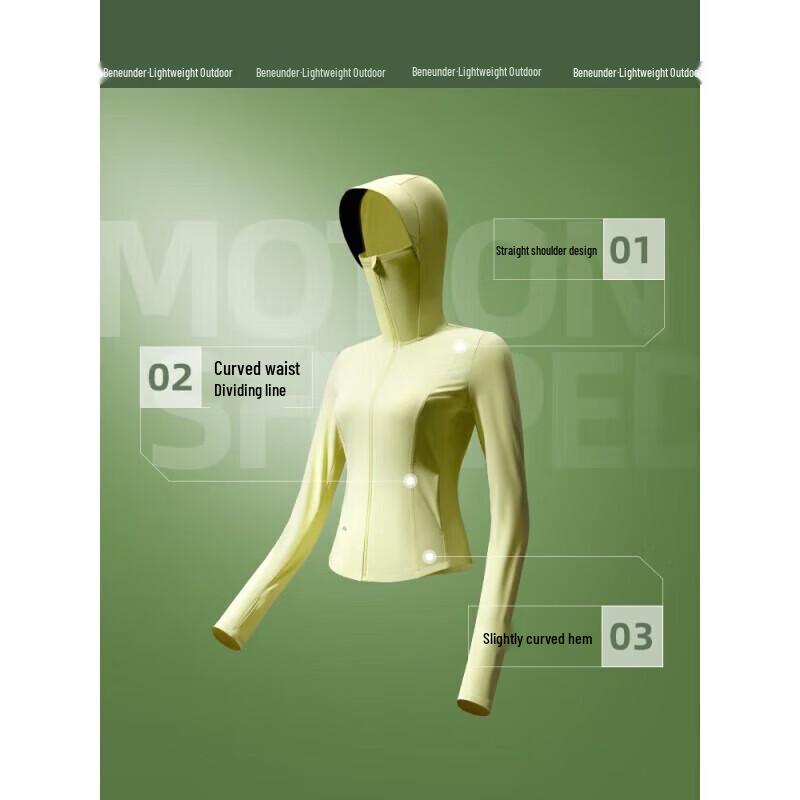 Beneunder Women's Cooling Slim-Fit Sun Protection Jacket