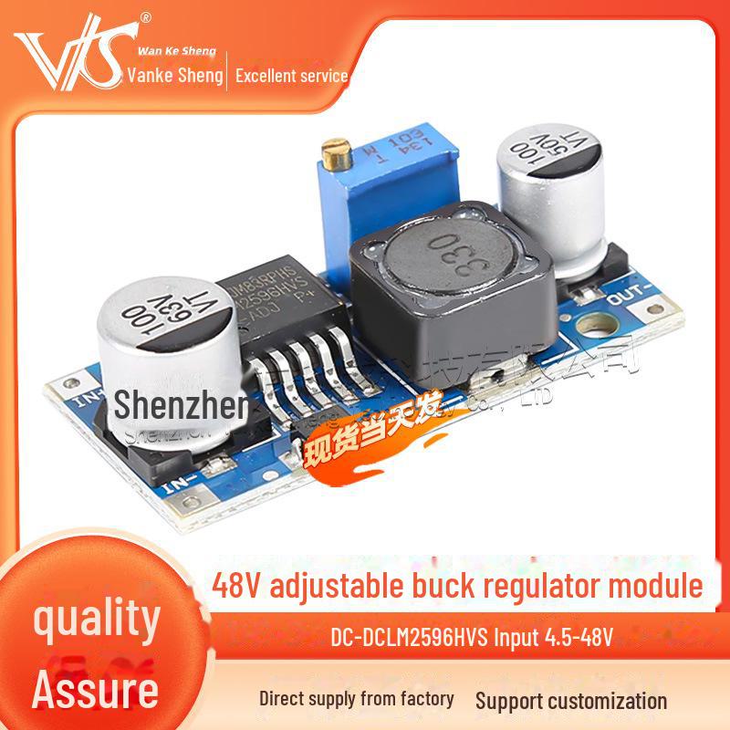 

48V Adjustable DC-DC Step-Down Voltage Regulator Module LM2596HVS, Input Range 4.5-48V